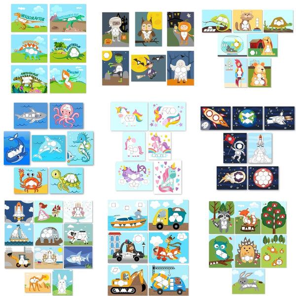 Pattern Block Mat Bundle