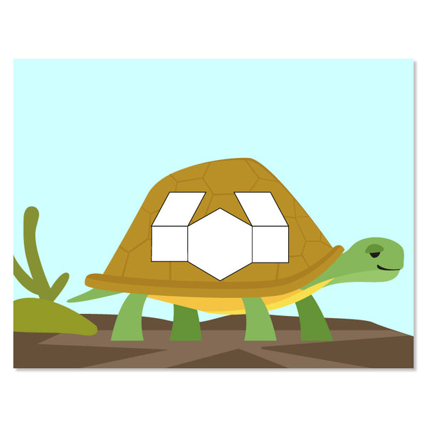 turtle pattern block mat