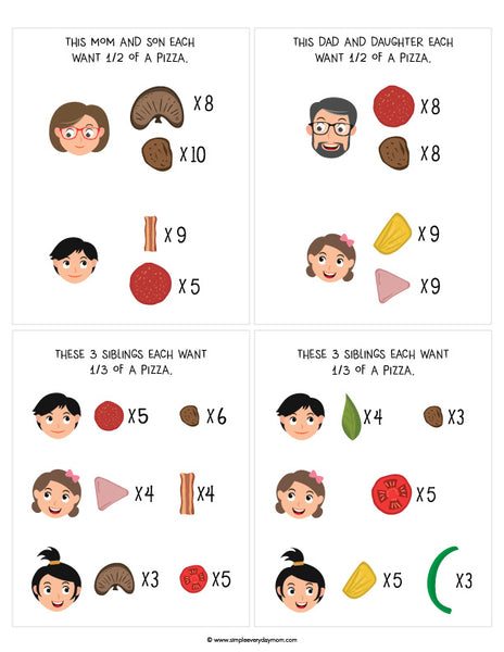 Pizza Themed Math Activities