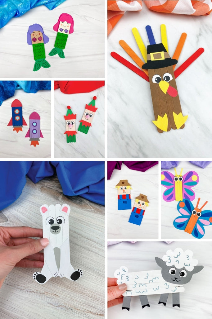 popsicle stick crafts image collage
