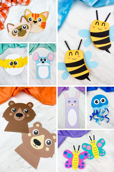 animal craft collage