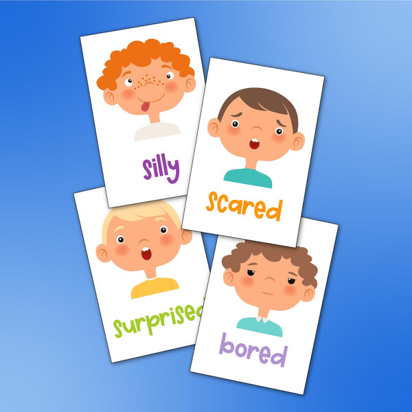 emotion flashcards for kids