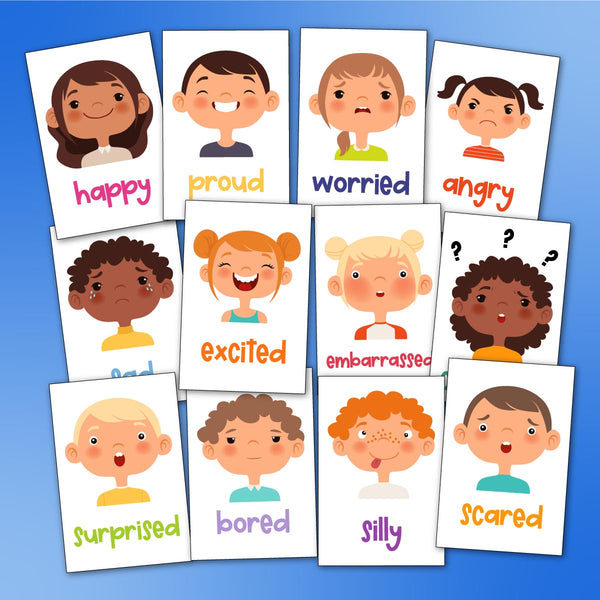 emotion flashcards for kids