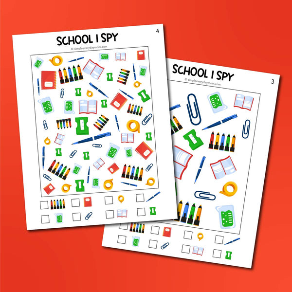 back to school i spy printables