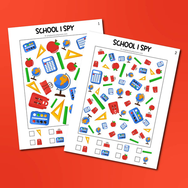 back to school i spy printables