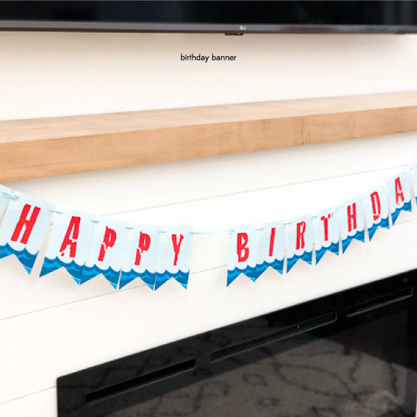 Shark Party Printables