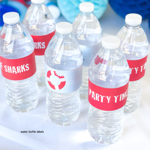 Shark Party Printables