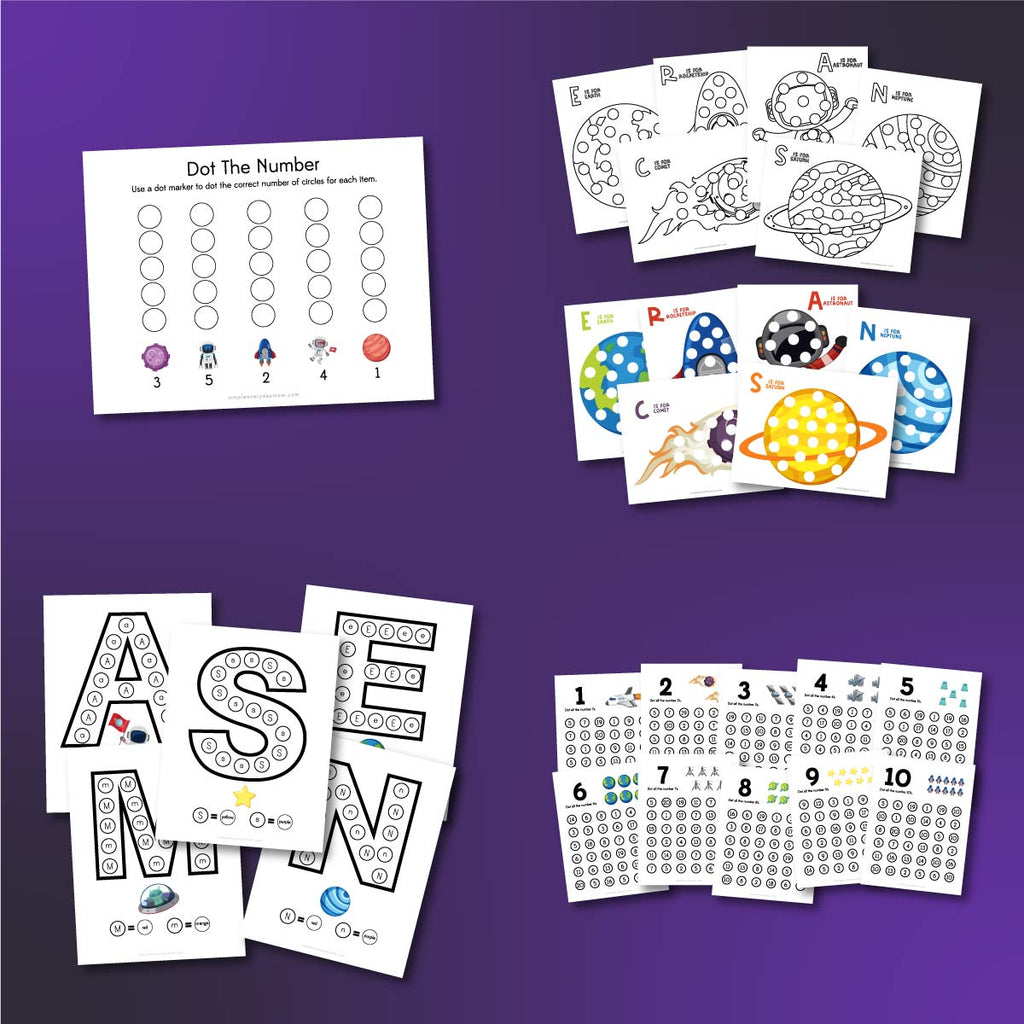 Space Do A Dot Printables