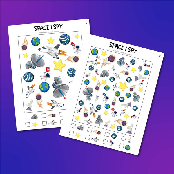 Space I Spy Printables