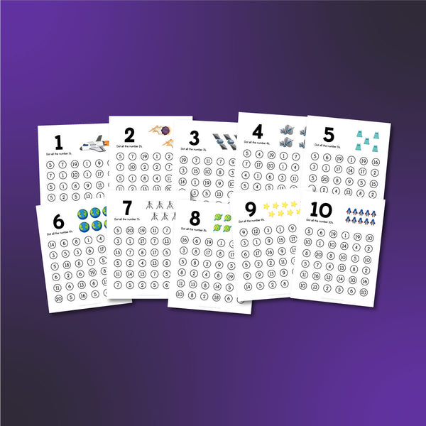 Space Do A Dot Printables