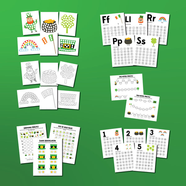 St. Patrick's Day Do A Dot Printables