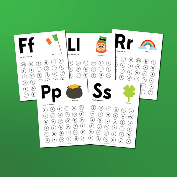 St. Patrick's Day Do A Dot Printables