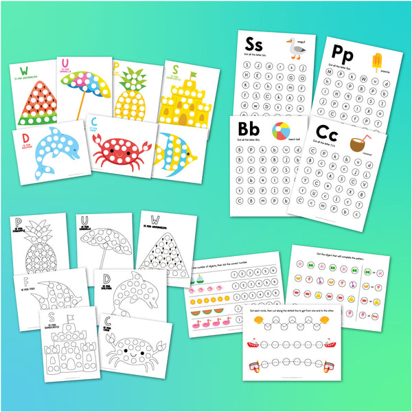 Summer Do A Dot Printables