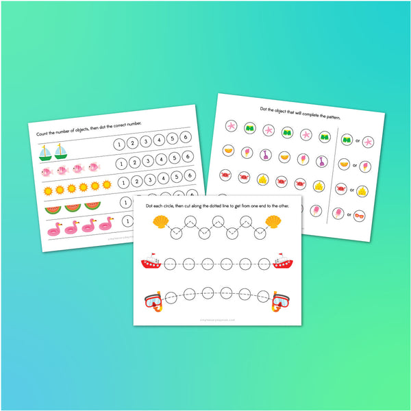 Summer Do A Dot Printables