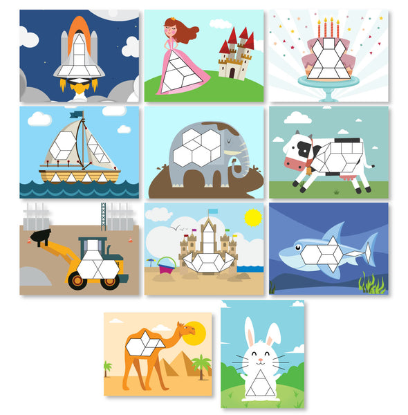 Pattern Block Mat Bundle