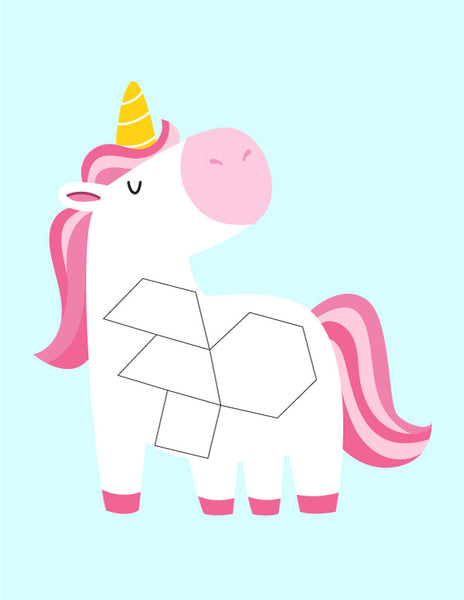 Unicorn Pattern Block Mats