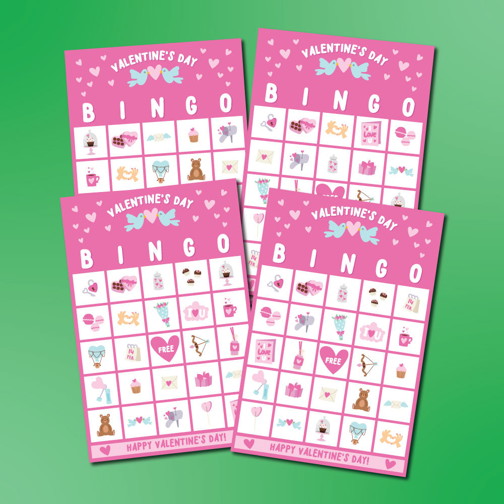 Valentine's Day Bingo Printables For Kids