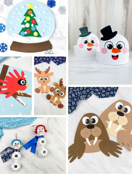 For　Winter　Simple　Crafts　Kids　Templates　–　Everyday　Mom