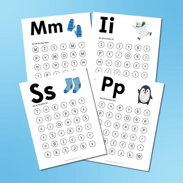 Winter Do A Dot Printables