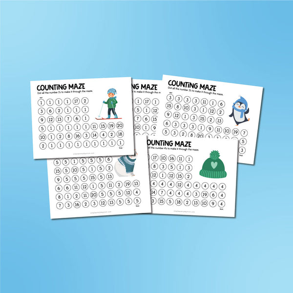 Winter Do A Dot Printables