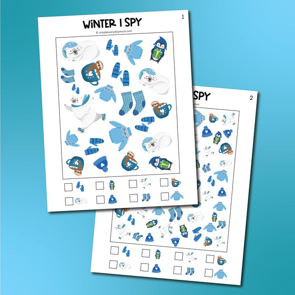 Winter I Spy Printables