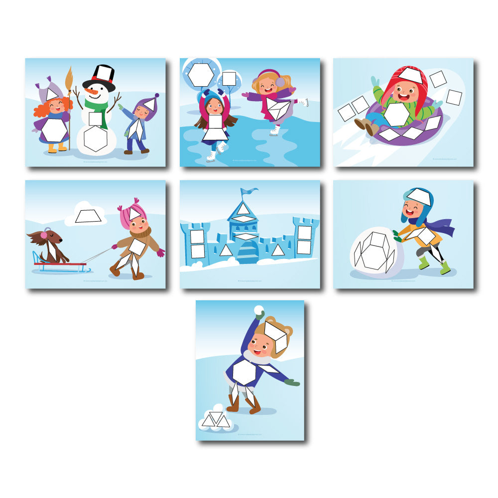 winter pattern block mats