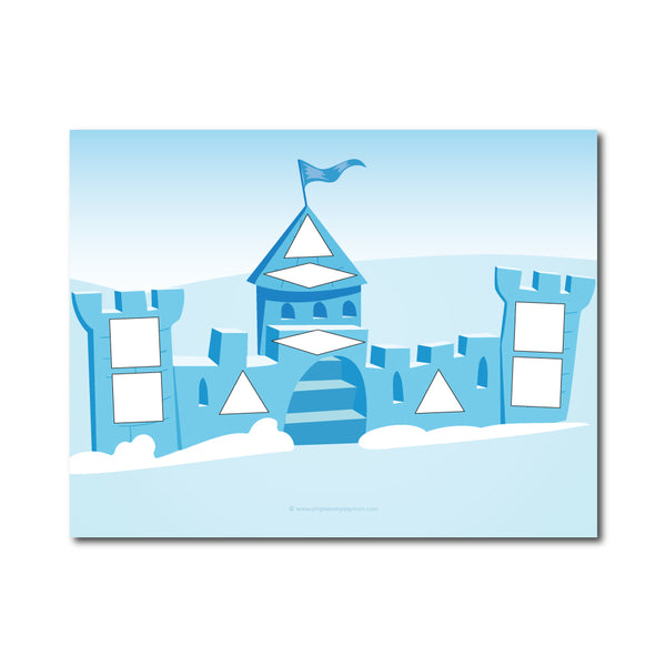 winter pattern block mat