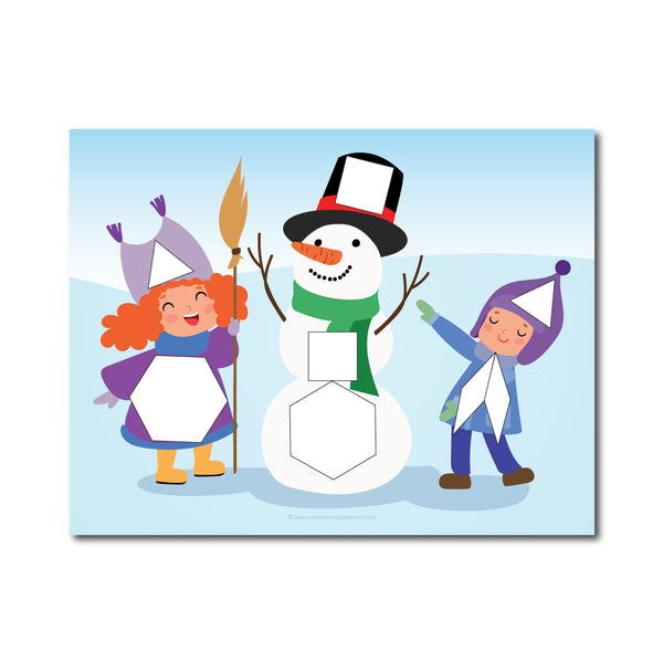 winter pattern block mat