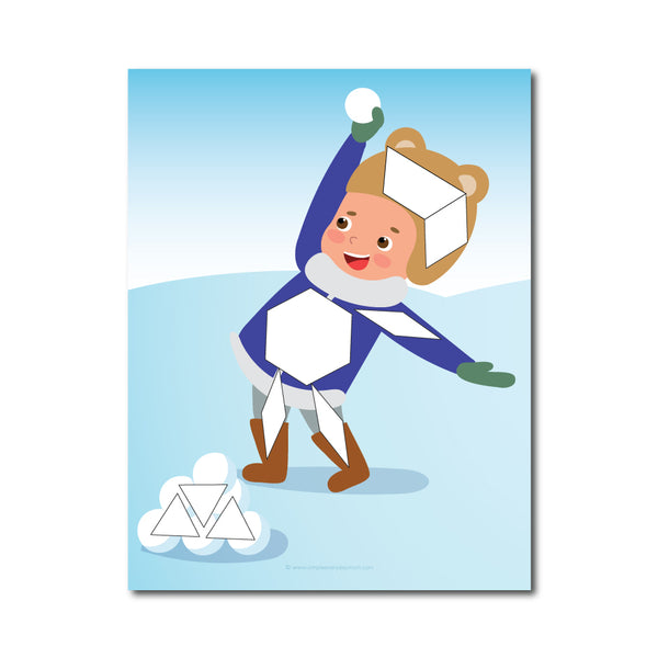 winter pattern block mat