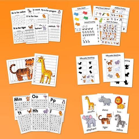 Zoo Animal Printables For Kids
