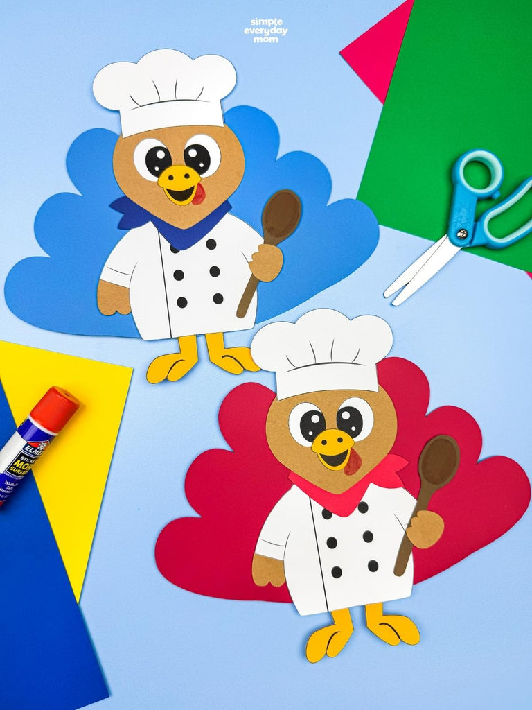 Chef Turkey Disguise Craft Template