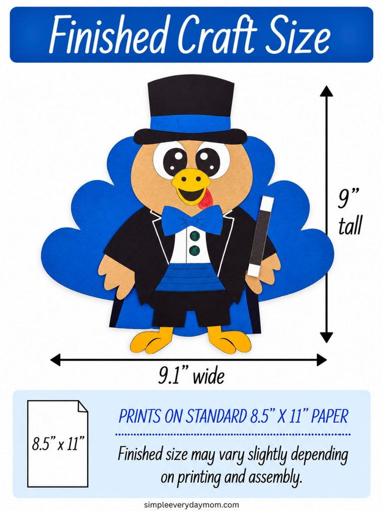 Magician Turkey Disguise Craft Template | Thanksgiving Idea for Kids ...