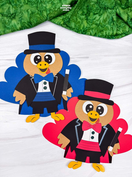Magician Turkey Disguise Craft Template | Thanksgiving Idea for Kids ...