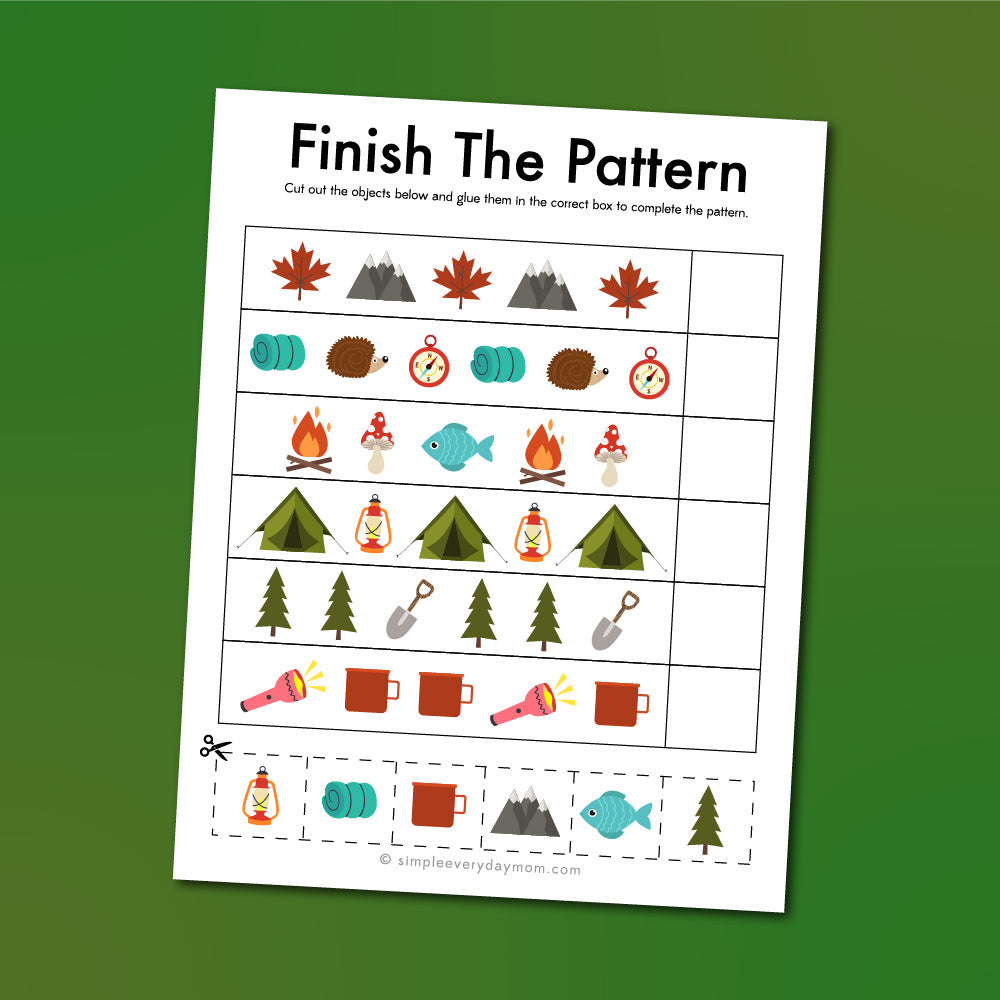 Camping Worksheets For Kids – Simple Everyday Mom