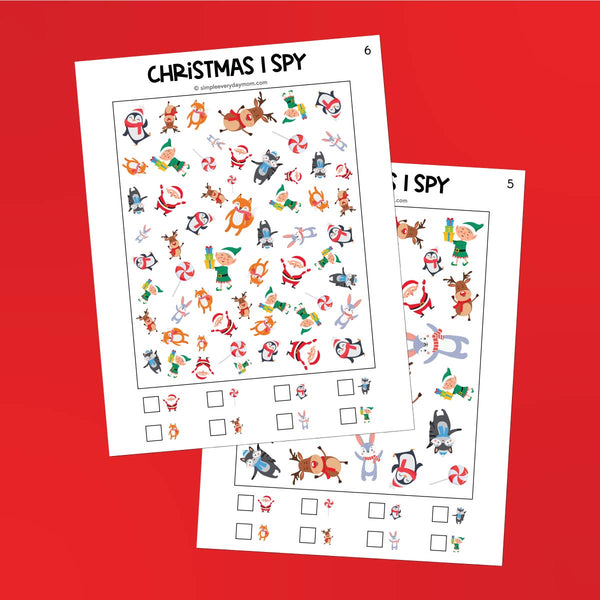 Christmas I Spy Printables