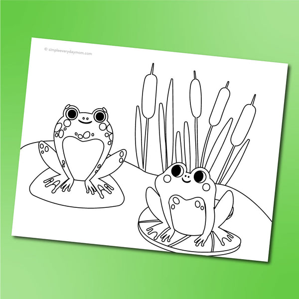 Frog Coloring Pages For Kids