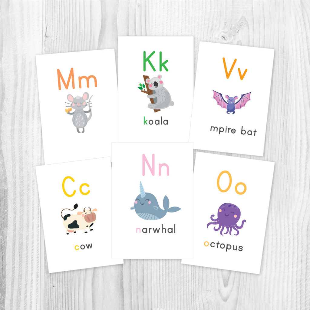 ABC Flashcards Simple Everyday Mom