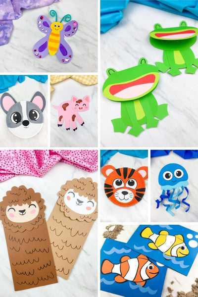 animal craft collage