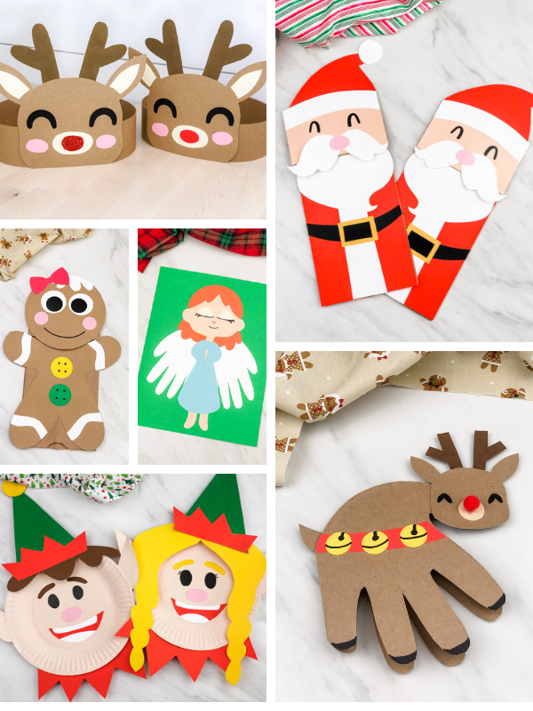 25 Christmas Paper Crafts for Kids