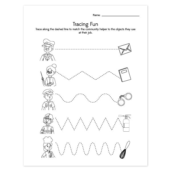 community-helpers-worksheets-simple-everyday-mom for Free Printable Community Helpers Matching Worksheet Community Helpers Worksheets – Simple Everyday Mom for Free Printable Community Helpers Matching Worksheet