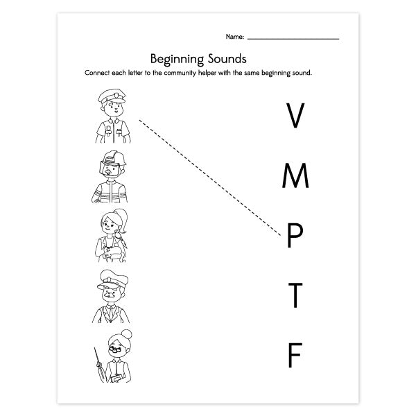 Community Helpers Worksheets – Simple Everyday Mom