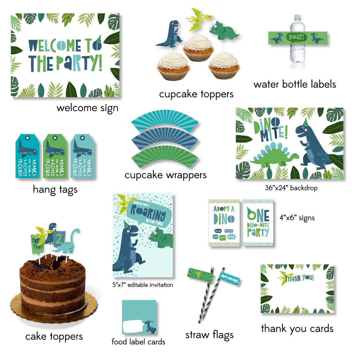 Dinosaur Party Printable Pack – Simple Everyday Mom dinosaur-party-printable-pack-simple-everyday-mom