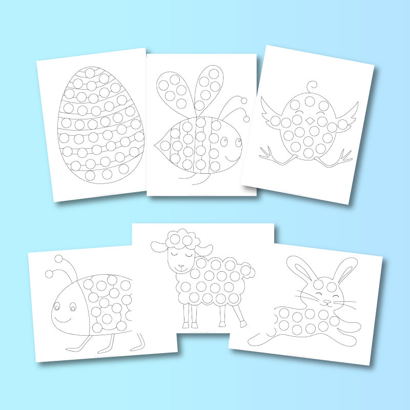 Easter Do A Dot Printables Simple Everyday Mom