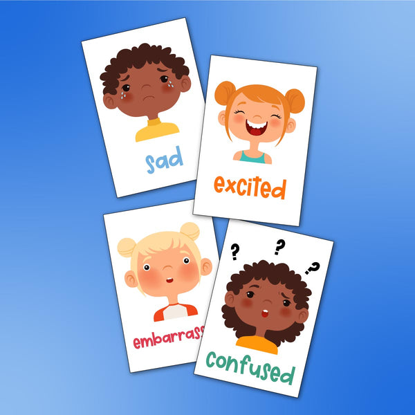 emotion flashcards for kids