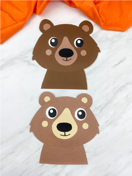 2 bear crafts for kids
