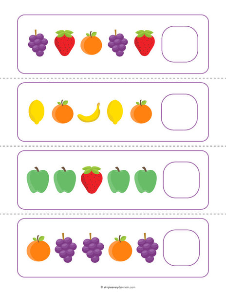 Fruit Activities For Preschool