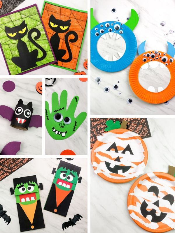 Hallowen Art & Crafts (With Templates)