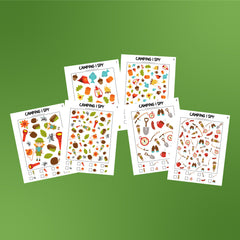 I Spy Camping Printables