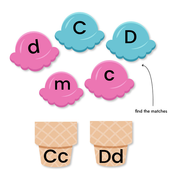 Ice Cream Letter Recognition Game