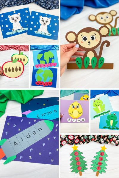 Name Decorating Craft Name Craft eBook For Kids – Simple Everyday Mom